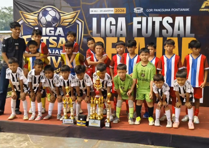 Juara 1 Turnamen Liga Futsal Pelajar Tingkat SD Kategori Kelas 5 & 6